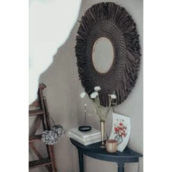 Globen Lighting Boho Wall Lamp/ Mirror Brown -Teddyssmith shop 132706 a p