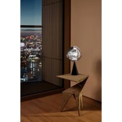 Tom Dixon Melt Cone Fat Table Lamp Silver -Teddyssmith shop 2023 01 16 tom dixon opd4217 melt cone fat table silver p