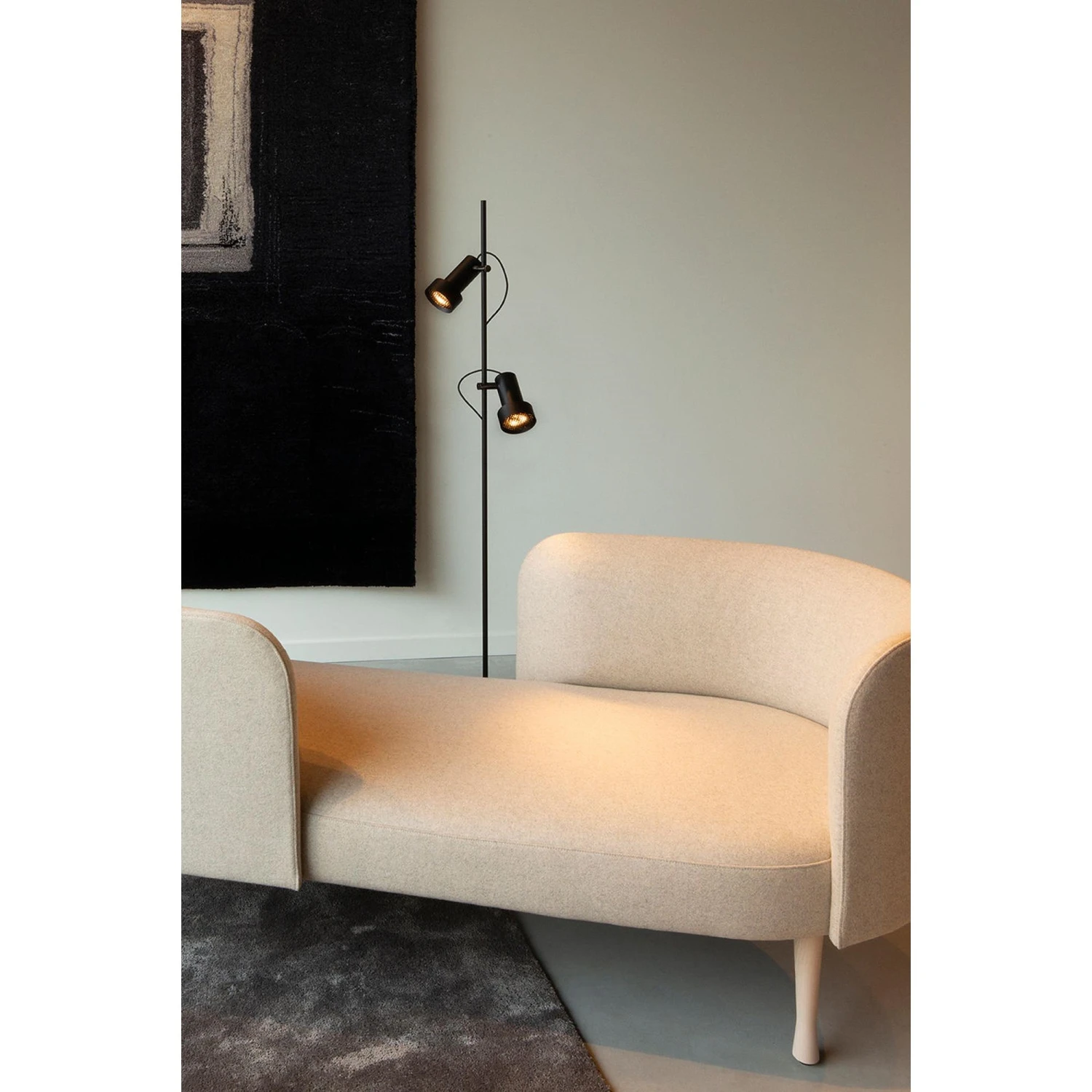 Trizo 21 2Thirty Floor 2 Floor Lamp Dimmable Black/ Gold Ring 11 Trizo 21 2Thirty Floor 2 Floor Lamp Dimmable Black/ Gold Ring - Image 9