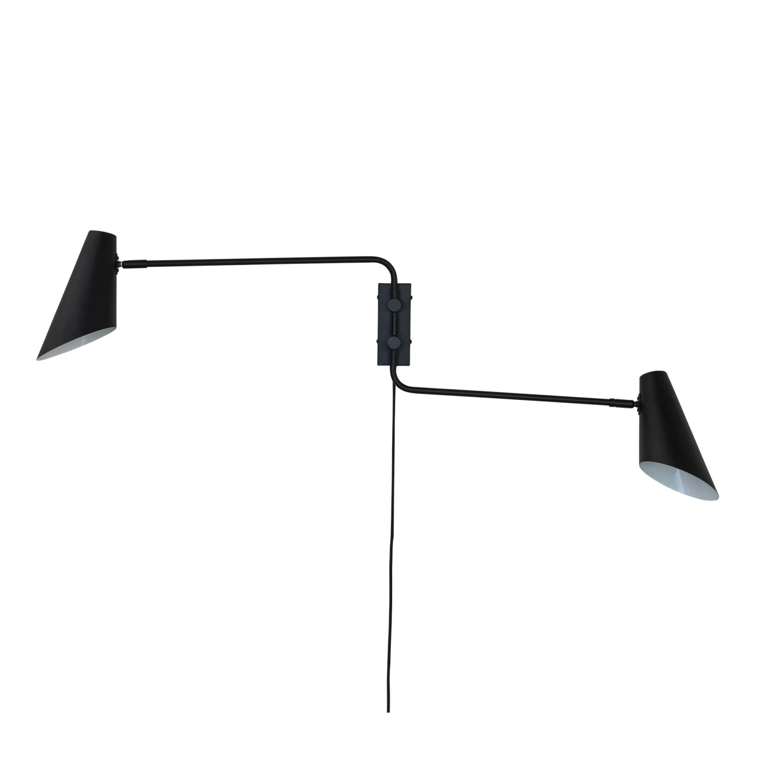 Dyberg Larsen Cale Wall Lamp With 2 Arms Black 3 Dyberg Larsen Cale Wall Lamp With 2 Arms Black