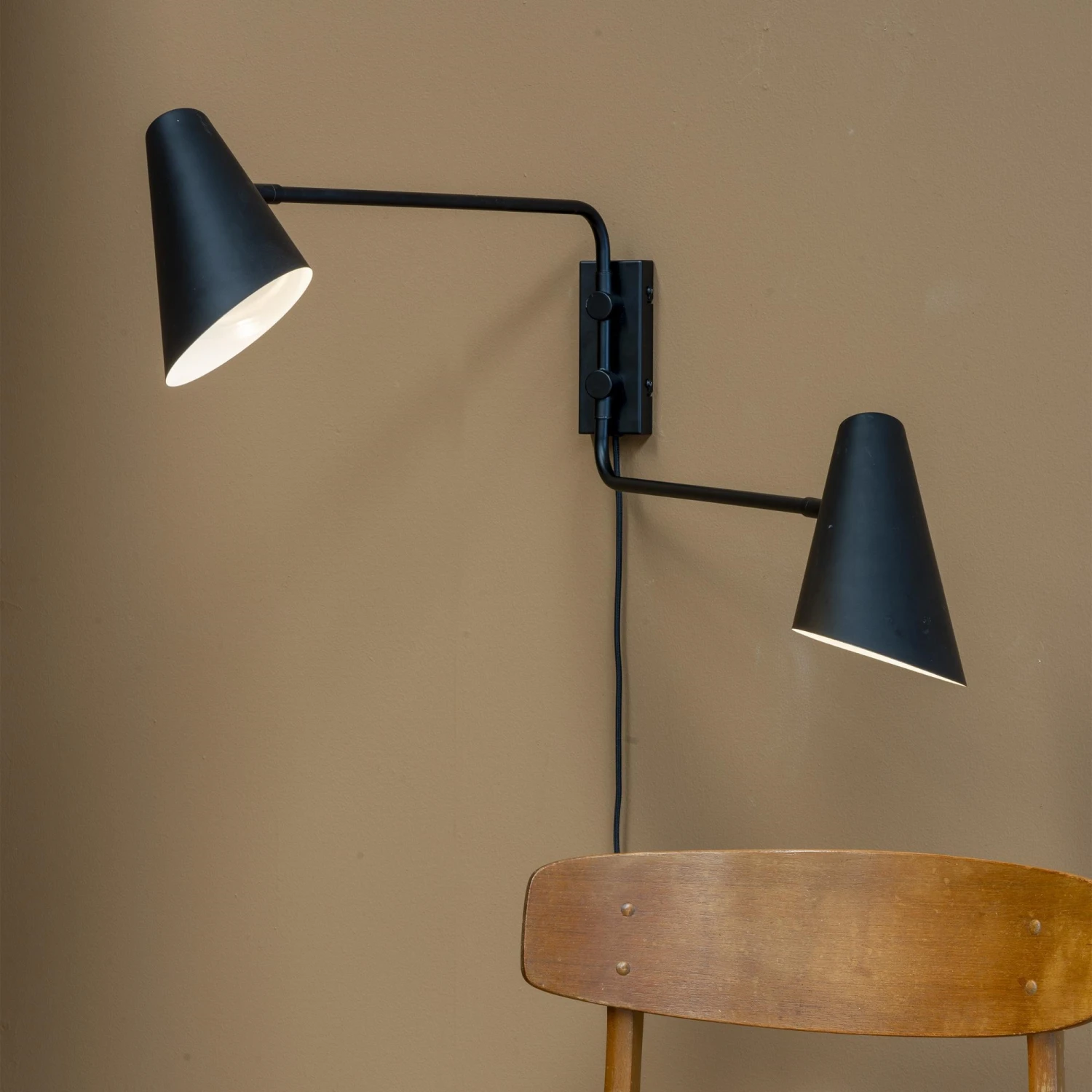 Dyberg Larsen Cale Wall Lamp With 2 Arms Black 8 Dyberg Larsen Cale Wall Lamp With 2 Arms Black - Image 6