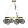 Dyberg Larsen Como Ceiling Light Round With 5 Domes Brass -Teddyssmith shop 5704709081449 2 p