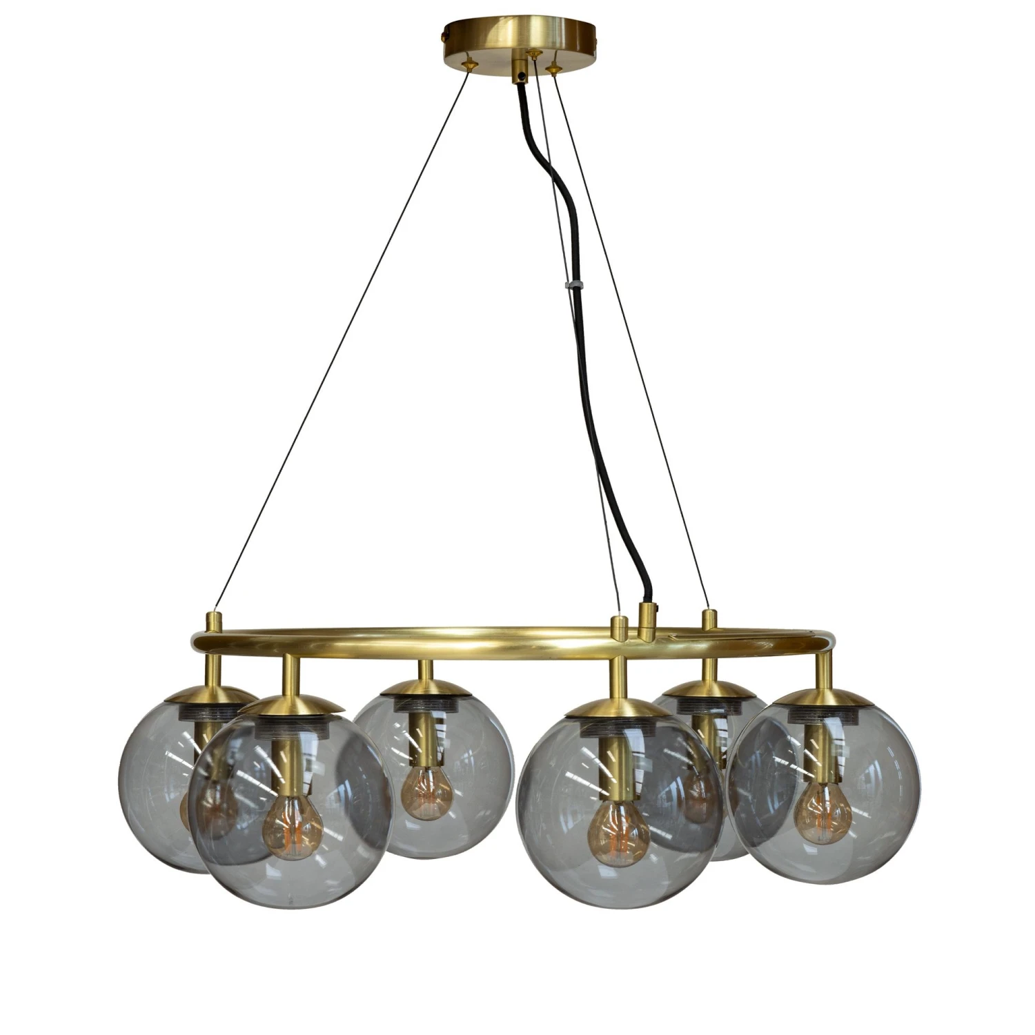 Dyberg Larsen Como Ceiling Light Round With 5 Domes Brass 3 Dyberg Larsen Como Ceiling Light Round With 5 Domes Brass