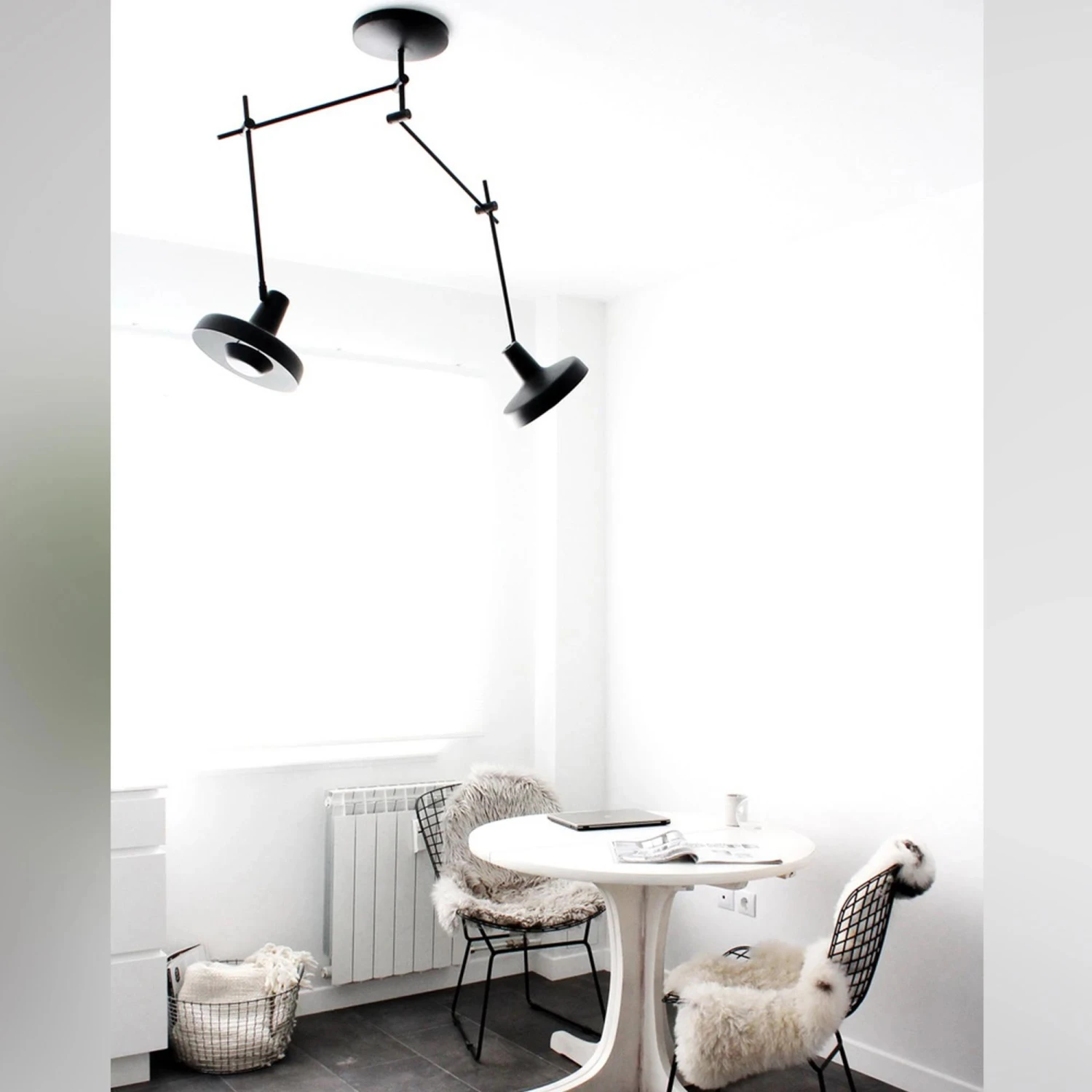Grupa Products Arigato Double Ceiling Lamp Black 4 Grupa Products Arigato Double Ceiling Lamp Black - Image 2