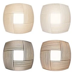 Secto Kuulto 9100 Wall/Ceiling Light Walnut -Teddyssmith shop 6430053140899 4 p