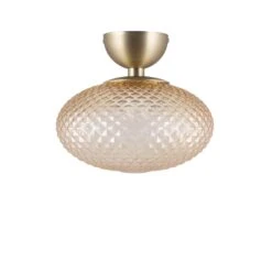 Globen Lighting Jackson Ceiling Light Amber