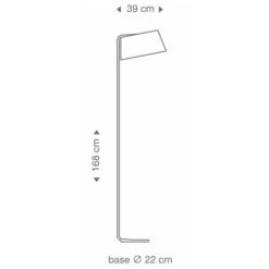 Secto Owalo 7010 Floor Lamp Birch -Teddyssmith shop 7010 stregtegning p