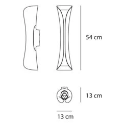 Artemide CADMO LED Wall Lamp White -Teddyssmith shop Artemide Cadmo Vaeglampe i hvid 5 p