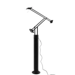 Artemide Tizio Table Lamp With Floor Support Black