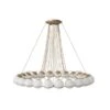 Astep Model 2109/24/14 Ceiling Light Champagne -Teddyssmith shop Astep model 2109 Opaline Spheres Big Diameter Gold p