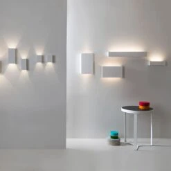 Astro Parma 210 LED Plasterwork Wall Light White -Teddyssmith shop Astro Parma Pienza Pella Vaeglampe miljoe p