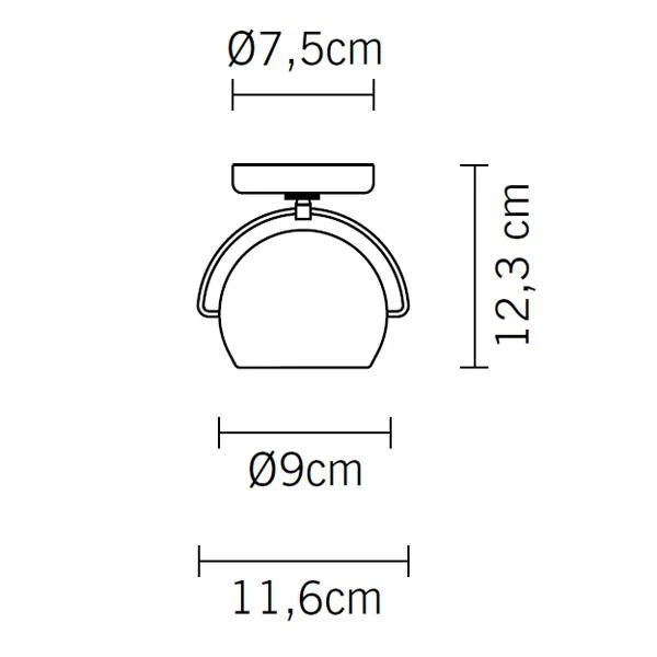 Fabbian Beluga Wall & Ceiling Light Clear 4 Fabbian Beluga Wall & Ceiling Light Clear - Image 2