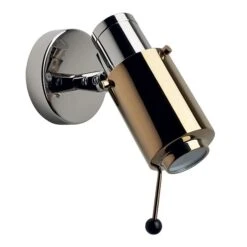 Biny 243 Wall Lamp Nickel & Gold