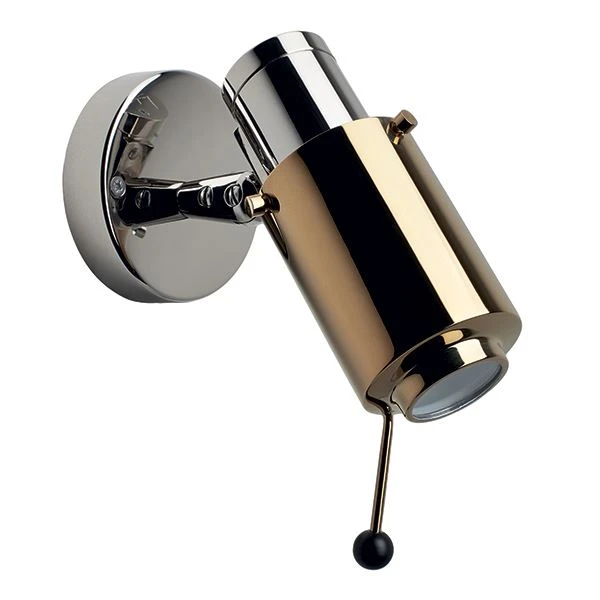 Biny 243 Wall Lamp Nickel & Gold 3 Biny 243 Wall Lamp Nickel & Gold
