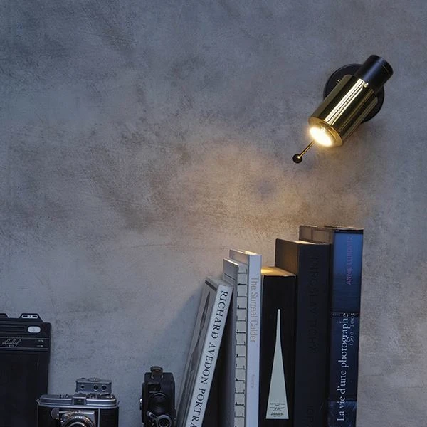 Biny 243 Wall Lamp Nickel & Gold 4 Biny 243 Wall Lamp Nickel & Gold - Image 2