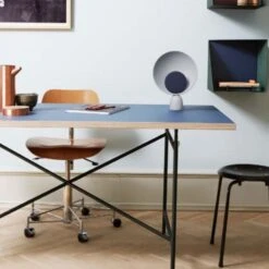 Please Wait To Be Seated Blooper Table Lamp Navy Blue Dimmer -Teddyssmith shop Blooper miljoe 2 p