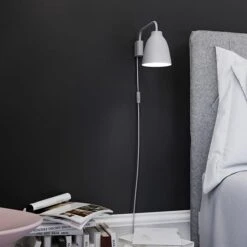 Fritz Hansen Caravaggio Read HSP Wall Lamp Gray 25 -Teddyssmith shop Caravvaggio Read HSP Miljo4 p p