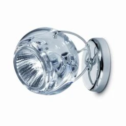 Fabbian Beluga Wall & Ceiling Light Clear