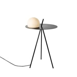 Estiluz Circ Floor Lamp Black