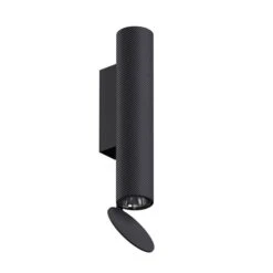 Flos Flauta H225 Spiga Wall Lamp Black