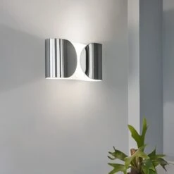 Flos Foglio Wall Lamp Black -Teddyssmith shop Foglio Walllamp Chrome Miljo2 min p