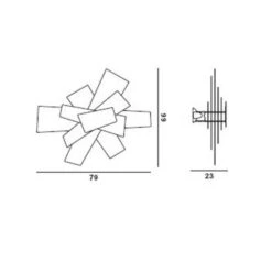 Foscarini Big Bang Ceiling Lamp/Wall Lamp Red 9 Foscarini Big Bang Ceiling Lamp/Wall Lamp Red -Teddyssmith shop Foscarini Big bang loft streg p