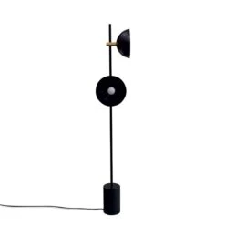 Handvärk Studio Floor Lamp Black & Brass