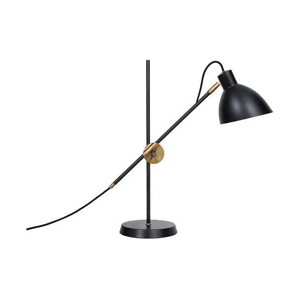 Konsthantverk KH#1 Table Lamp - Raw Brass & Black 3 Konsthantverk KH#1 Table Lamp - Raw Brass & Black