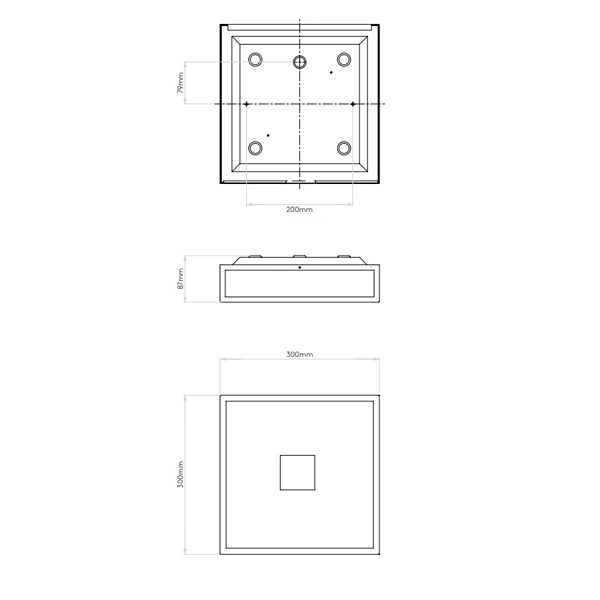Astro Mashiko Square 300 Bathroom Light LED Bronze 5 Astro Mashiko Square 300 Bathroom Light LED Bronze - Image 3