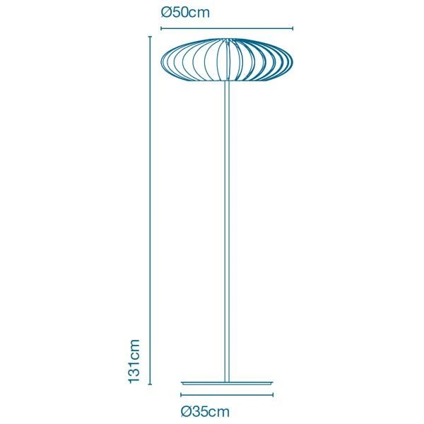 Marset Maranga Floor Lamp Small White 4 Marset Maranga Floor Lamp Small White - Image 2