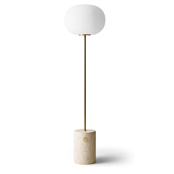 Audo JWDA Floor Lamp Travertine Marble & Brass 3 Audo JWDA Floor Lamp Travertine Marble & Brass