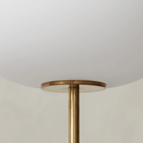 Audo JWDA Floor Lamp Travertine Marble & Brass 6 Audo JWDA Floor Lamp Travertine Marble & Brass - Image 4
