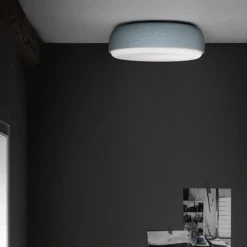 Northern Over Me 40 Ceiling Lamp/Wall Lamp White Ø40 Cm -Teddyssmith shop Northern Lighting OverMe vaeglampe og Loftlampe stovet blaa Miljo p