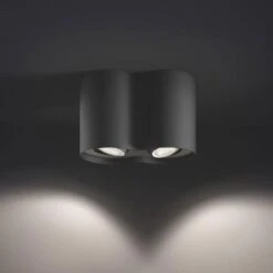 Philips Hue Pillar Double Spot Black 16 Philips Hue Pillar Double Spot Black -Teddyssmith shop Pillar Dobbel Sort Stemning2 p