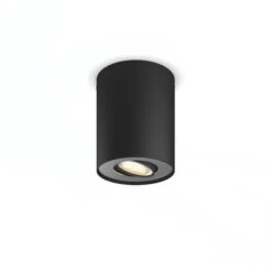 Philips Hue Pillar Single Spot Black Incl. Damper