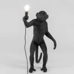 Seletti Monkey Standing Table Lamp Black Outdoor -Teddyssmith shop Seletti Monkey Bordlampe Sort3 p