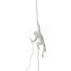 Seletti Monkey With Rope Ceiling Light White 12 Seletti Monkey With Rope Ceiling Light White -Teddyssmith shop Seletti Monkey With Rope Loftlampe Hvid5 p