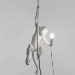 Seletti Monkey With Rope Ceiling Light White 13 Seletti Monkey With Rope Ceiling Light White -Teddyssmith shop Seletti Monkey With Rope Loftlampe Hvid7 p