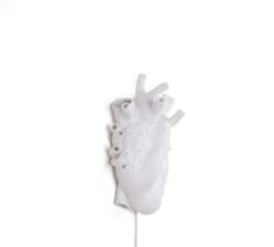 Seletti Heart Wall Lamp White -Teddyssmith shop Seletti Heart Vaeglampe Hvid 3 p
