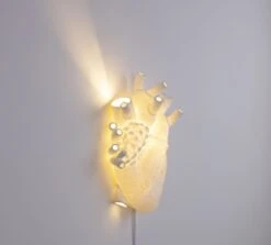 Seletti Heart Wall Lamp White -Teddyssmith shop Seletti Heart Vaeglampe Hvid 4 p