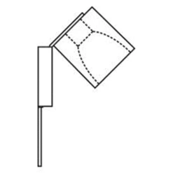 Fabbian Ice Cube Classic Wall & Ceiling Light Clear With Cord Outlet -Teddyssmith shop Stregtegning Med kabel p