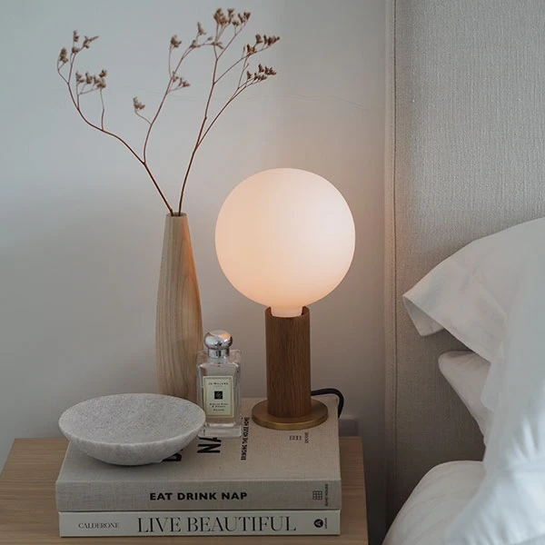 Tala Knuckle Table Lamp Walnut M. Sphere IV Bulb 6 Tala Knuckle Table Lamp Walnut M. Sphere IV Bulb - Image 4