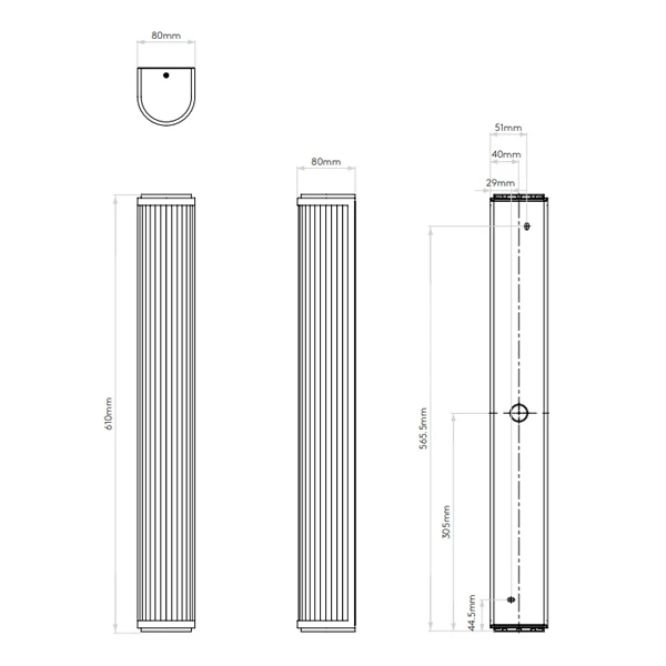 Astro Versailles 600 Bathroom Light LED Bronze 5 Astro Versailles 600 Bathroom Light LED Bronze - Image 3