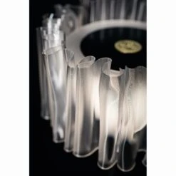 SLAMP Accordéon Portable Lamp Transparent/White -Teddyssmith shop accordeon battery detail 02 p
