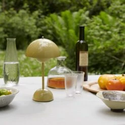 &Tradition Flowerpot VP9 Table Lamp Portable Gray Beige 17 &Tradition Flowerpot VP9 Table Lamp Portable Gray Beige -Teddyssmith shop atd retail 2021 flowerpot vp9 pale sand collect glass sc6 p