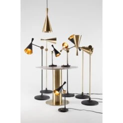 Tom Dixon Beat Floor Lamp Beat Black & Brass 9 Tom Dixon Beat Floor Lamp Beat Black & Brass -Teddyssmith shop beat floor and table with tube 215015737 p