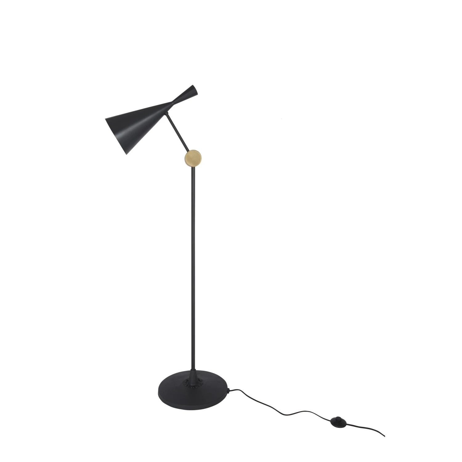 Tom Dixon Beat Floor Lamp Beat Black & Brass 4 Tom Dixon Beat Floor Lamp Beat Black & Brass - Image 2