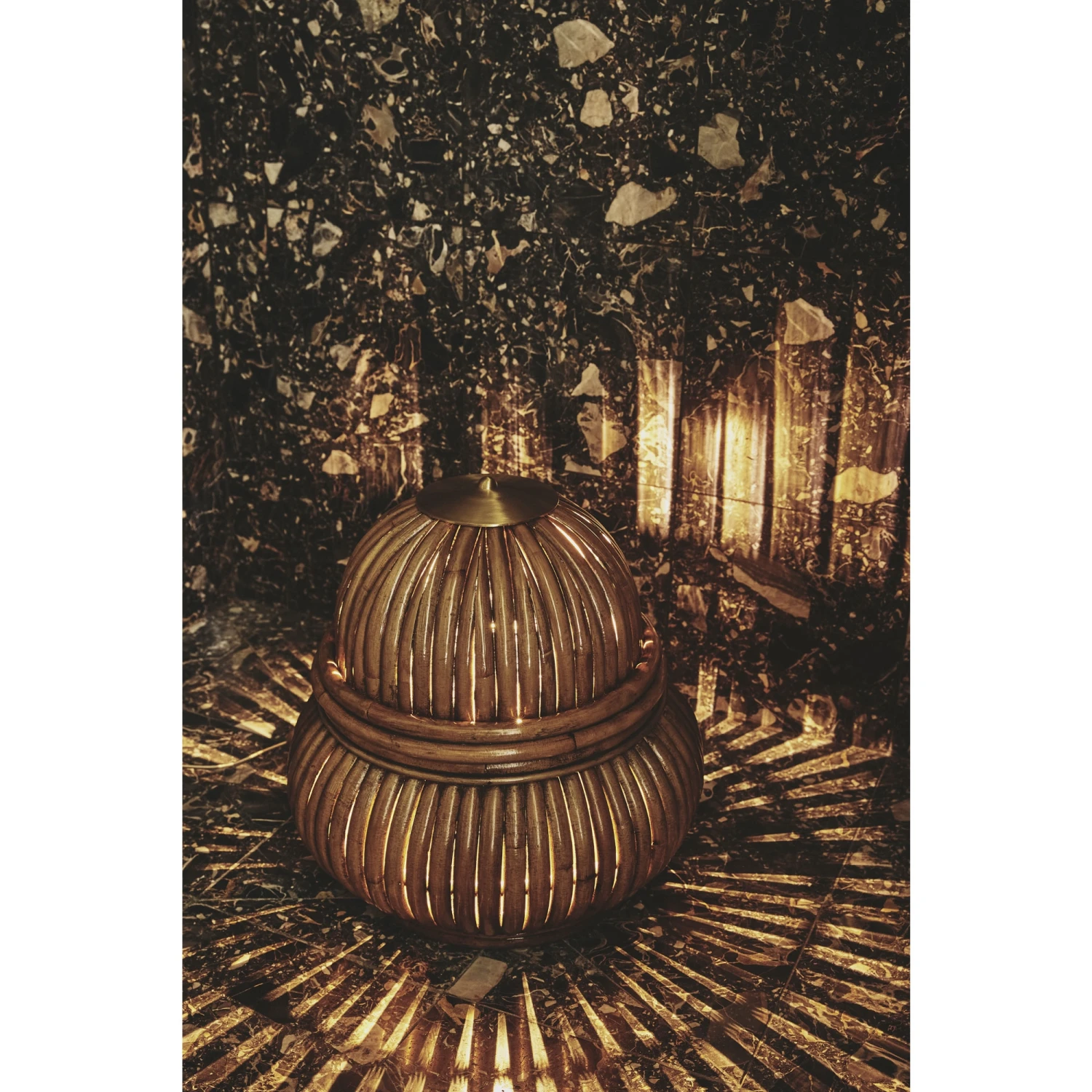 GUBI Bohemian 72 Floor Lamp Rattan 7 GUBI Bohemian 72 Floor Lamp Rattan - Image 5