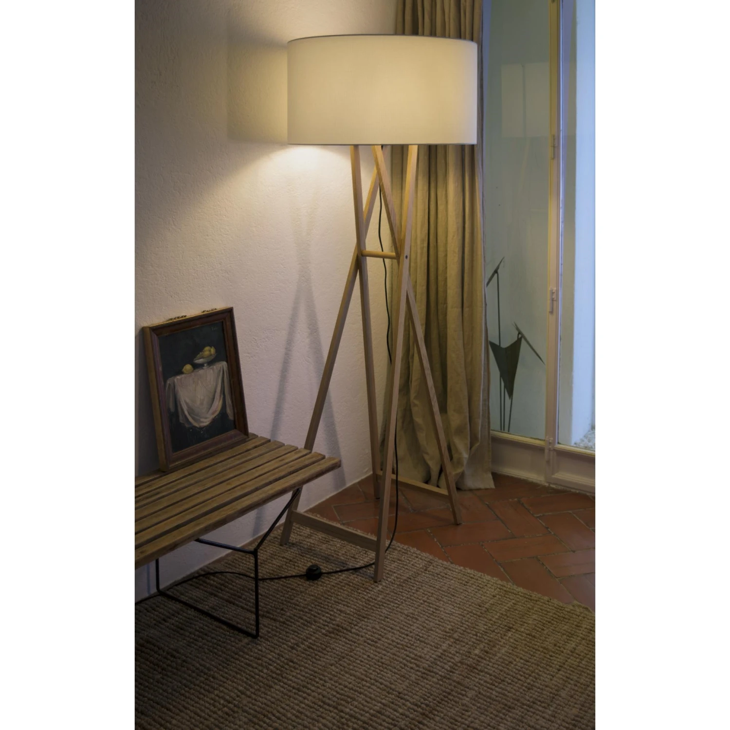 Marset Cala P 165 Floor Lamp Natural Oak 7 Marset Cala P 165 Floor Lamp Natural Oak - Image 5