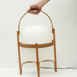 Santa & Cole Cesta Table Lamp White 11 Santa & Cole Cesta Table Lamp White -Teddyssmith shop cesta estudio miguel mila 02 p